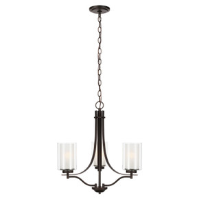Mini Chandeliers Glass Shade by Generation Lighting ( 1 | 3137303EN3-710 Elmwood Park ) 