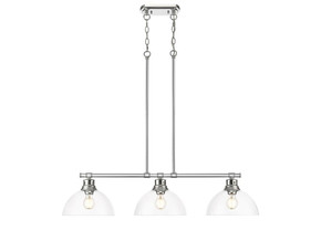 Linear/Island 3 Light Bar by Golden ( 62 | 3602-3LP CH-CLR Duncan ) 