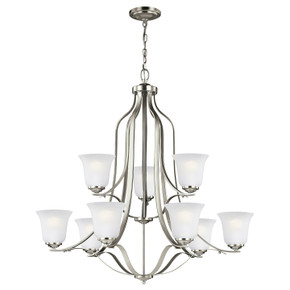 Mid. Chandeliers Glass Up by Generation Lighting ( 1 | 3139009-962 Emmons ) 