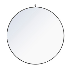 Mirrors Oval/Round by Elegant Lighting ( 173 | MR4064BK Rowan ) 
