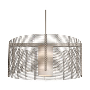 Pendants Drum Shade by Hammerton Studio ( 404 | CHB0020-19-MB-F-001-L1 Downtown Mesh ) 