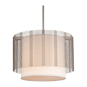 Pendants Drum Shade by Hammerton Studio ( 404 | CHB0020-19-MB-SH-001-E2 Downtown Mesh ) 