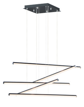 Large Chandeliers Geometric/Linear by ET2 ( 86 | E21375-BK Hover ) 