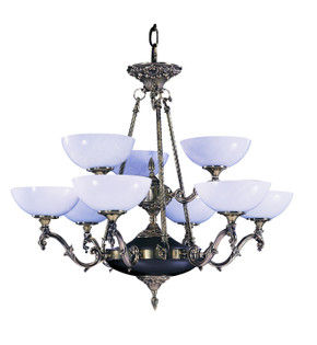 Mid. Chandeliers Glass Up by Framburg ( 8 | 8409 FB Napoleonic ) 