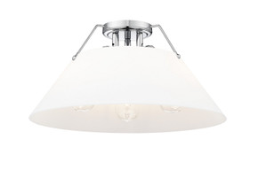Flush Mounts Metal Shade by Golden ( 62 | 3306-3FM CH-OP Orwell ) 