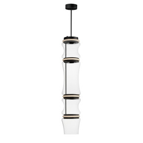 Mini Pendants Glass Down by ET2 ( 86 | E21384-18BK Syndicate ) 