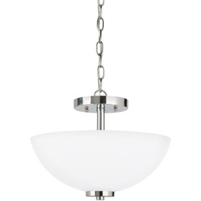 Semi-Flush Mts. Bowl Style by Generation Lighting ( 1 | 77160EN3-05 Oslo ) 