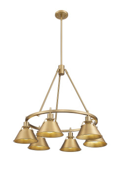 Mid. Chandeliers Glass Down by Golden ( 62 | 3306-6 BCB-BCB Orwell ) 