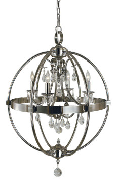 Mid. Chandeliers Sphere by Framburg ( 8 | 1064 PN Compass ) 
