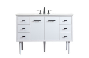 Plumbing Bath Chests/Vanities by Elegant Lighting ( 173 | VF48048MWH Cyrus ) 