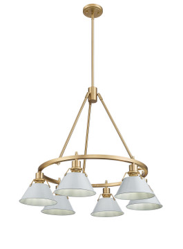 Mid. Chandeliers Metal Shade by Golden ( 62 | 3306-6 BCB-DB Orwell ) 