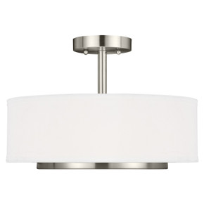 Semi-Flush Mts. Drum Shade by Generation Lighting ( 1 | 7728002-962 Nance ) 