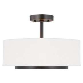 Semi-Flush Mts. Drum Shade by Generation Lighting ( 1 | 7728002EN3-710 Nance ) 