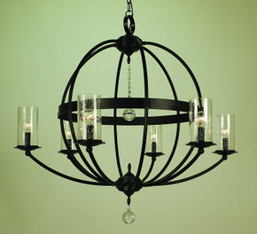 Mid. Chandeliers Candle by Framburg ( 8 | 1077 BN Compass ) 