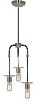 Pendants Exposed Lamps by Framburg ( 8 | 4893 PN/MBLACK Juliette ) 