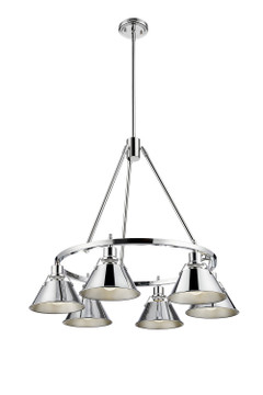 Mid. Chandeliers Metal Shade by Golden ( 62 | 3306-6 CH-CH Orwell ) 