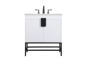 Plumbing Bath Chests/Vanities by Elegant Lighting ( 173 | VF48830MWH Eugene ) 