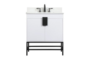 Plumbing Bath Chests/Vanities by Elegant Lighting ( 173 | VF48830MWH-BS Eugene ) 