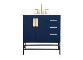 Plumbing Bath Chests/Vanities by Elegant Lighting ( 173 | VF48832MBL-BS Eugene ) 