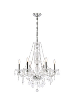 Mid. Chandeliers Candle by Elegant Lighting ( 173 | V7856D24C/RC Verona ) 
