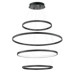 Large Chandeliers Ring/Halo by ET2 ( 86 | E22729-BK Groove WiZ ) 
