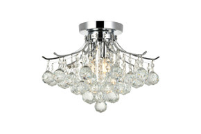 Semi-Flush Mts. Glass Down by Elegant Lighting ( 173 | V8000F16C/RC Toureg ) 