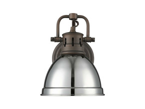 Sconces Metal by Golden ( 62 | 3602-BA1 RBZ-CH Duncan ) 