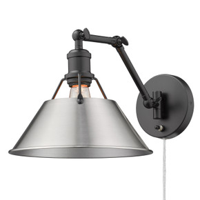 Lamps Wall by Golden ( 62 | 3306-A1W BLK-PW Orwell ) 