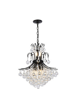 Mid. Chandeliers Empire/Basket by Elegant Lighting ( 173 | V8002D22BK/RC Toureg ) 