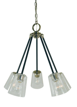 Mid. Chandeliers Glass Down by Framburg ( 8 | 4999 PN/MBLACK Felix ) 