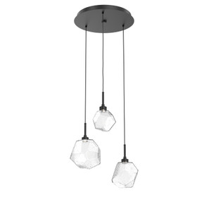 Mini Pendants 3 Light Cluster by Hammerton Studio ( 404 | CHB0039-03-MB-C-C01-L3 Gem ) 