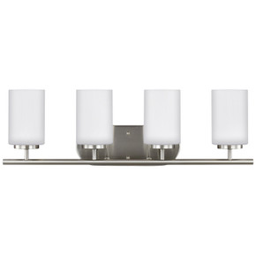 Bathroom Fixtures Four Lights by Generation Lighting ( 1 | 41163-962 Oslo ) 