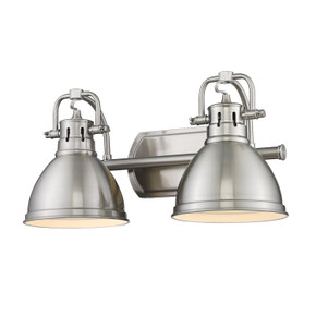 Bathroom Fixtures Three Lights by Golden ( 62 | 3602-BA2 PW-PW Duncan ) 