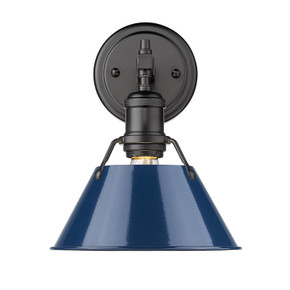 Sconces Directional/Cylinder by Golden ( 62 | 3306-BA1 BLK-NVY Orwell ) 