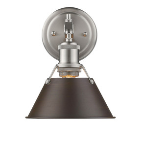 Sconces Directional/Cylinder by Golden ( 62 | 3306-BA1 PW-RBZ Orwell ) 