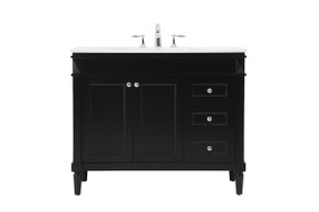 Plumbing Bath Chests/Vanities by Elegant Lighting ( 173 | VF31842BK Bennett ) 