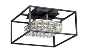 Flush Mounts Cage Style by ET2 ( 86 | E23300-20BK Zephyr ) 
