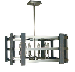 Semi-Flush Mts. Cage by Framburg ( 8 | 5266 PN Arcadia ) 