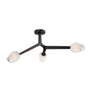 Semi-Flush Mts. Geometric/Linear by ET2 ( 86 | E32790-93BK Blossom ) 