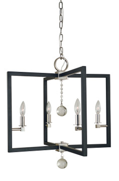 Foyer/Hall Lanterns Open Frame by Framburg ( 8 | 5364 PN/MBLACK Minimalist Elegant ) 