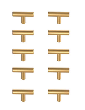 Specialty Items Cabinet Hardware by Elegant Lighting ( 173 | PL400-1-BR-10PK Quinn ) 