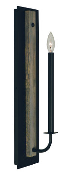 Sconces Single Candle by Framburg ( 8 | 5411 MBLACK Loft ) 