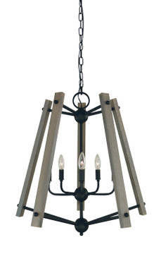 Mid. Chandeliers Candle by Framburg ( 8 | L1137 MBLACK Meredith ) 
