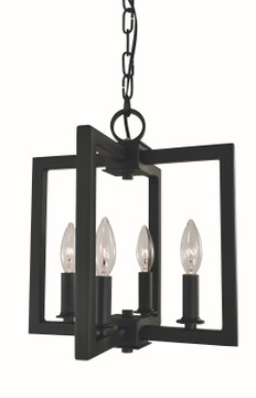 Mini Chandeliers Candle by Framburg ( 8 | L1184 MBLACK Andrew ) 