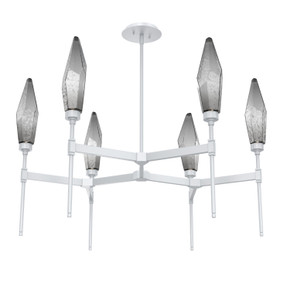 Mid. Chandeliers Glass Up by Hammerton Studio ( 404 | CHB0050-37-CS-CS-001-L3 Rock Crystal ) 