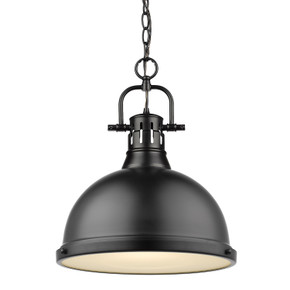 Pendants Metal Shade by Golden ( 62 | 3602-L BLK-BLK Duncan ) 