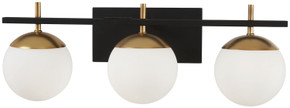 Bathroom Fixtures Three Lights by George Kovacs ( 42 | P1353-618 Alluria ) 