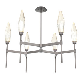 Mid. Chandeliers Glass Up by Hammerton Studio ( 404 | CHB0050-37-GP-CA-001-L1 Rock Crystal ) 