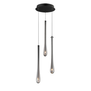 Mini Pendants 3 Light Cluster by ET2 ( 86 | E24213-138BK Stillo ) 