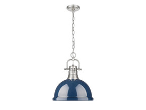 Pendants Metal Shade by Golden ( 62 | 3602-L PW-NVY Duncan ) 